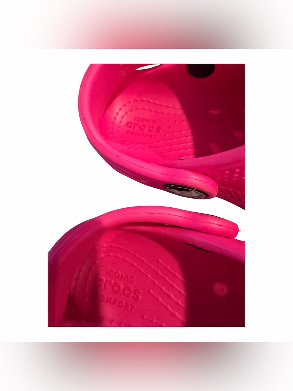 CROCS Kids Classic Clog in Hot Pink - Picture 4 of 5